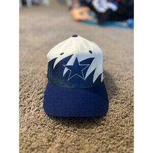 Vintage Dallas Cowboys Snapback Hat Cap Logo Athletic Sharktooth NFL Pro Line